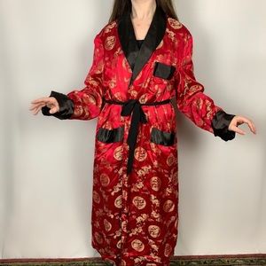 Vintage Solz Squirrel Oriental Robe